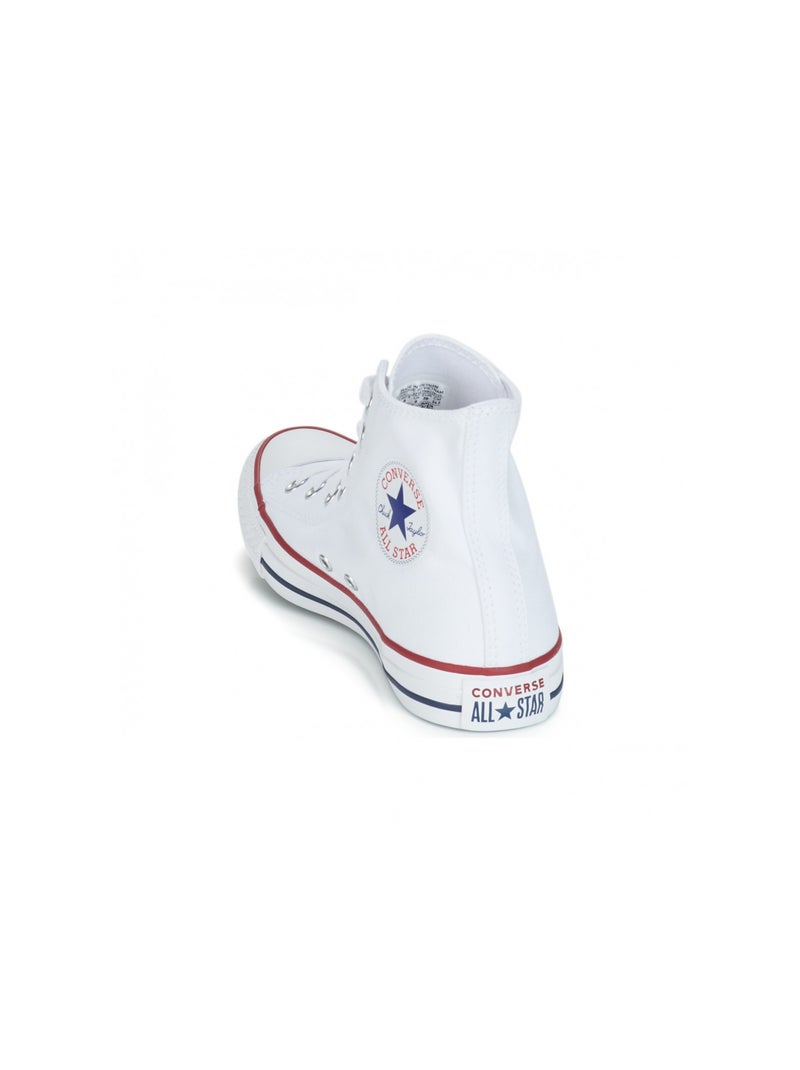 Baskets  mixte Converse All Star High Blanc - Kiabi