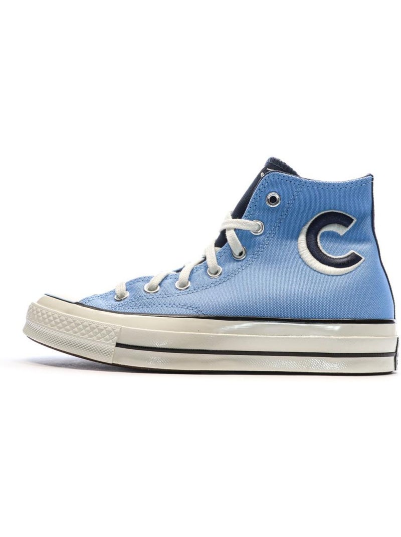 Baskets  Mixte Converse Chuck 70 Letterman Bleu - Kiabi