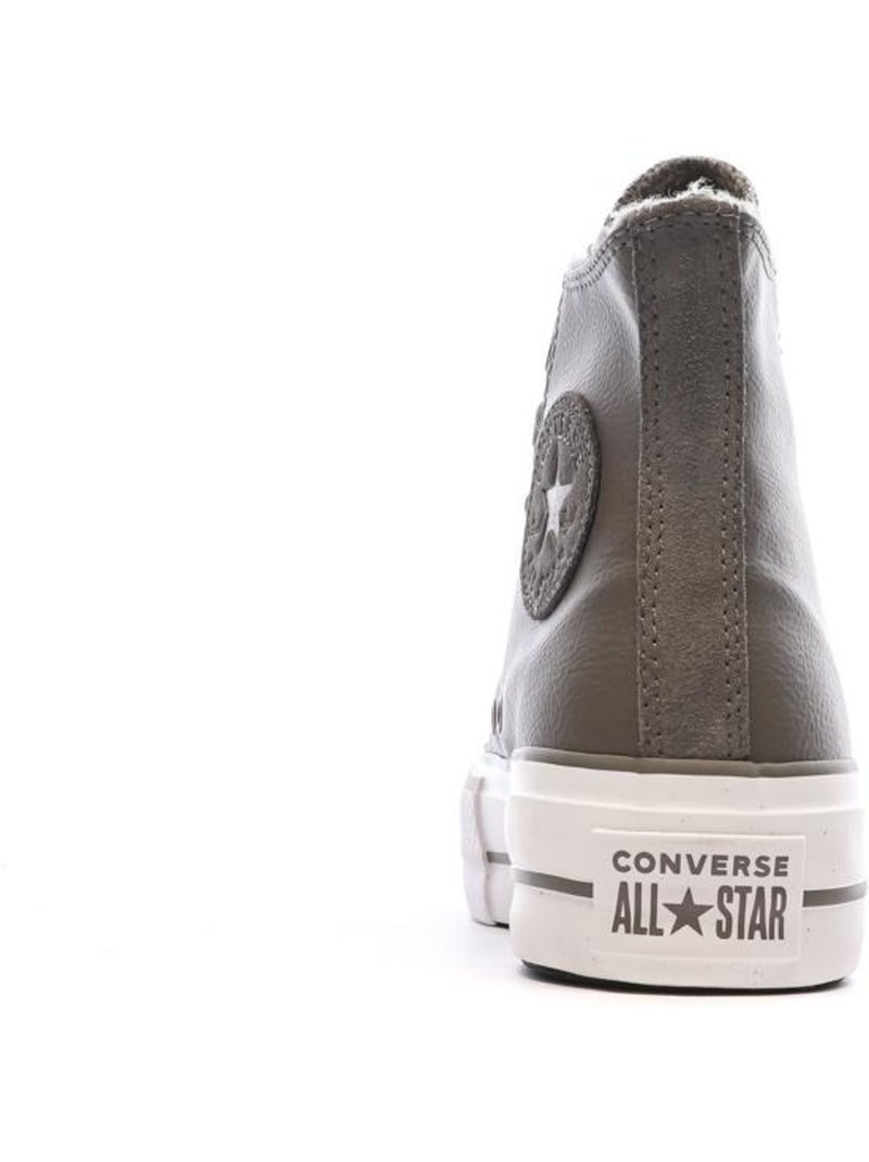 Baskets Molleton Femme Converse Gris Argenté - Kiabi
