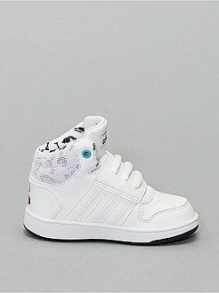 Baskets montantes à scratch 'adidas Hoops' - Kiabi