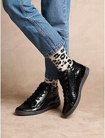 Baskets montantes à semelle amovible - PEDICONFORT