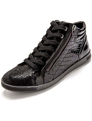 Baskets montantes à semelle amovible