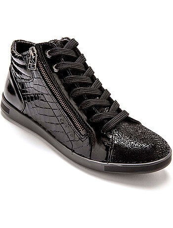 Baskets montantes à semelle amovible