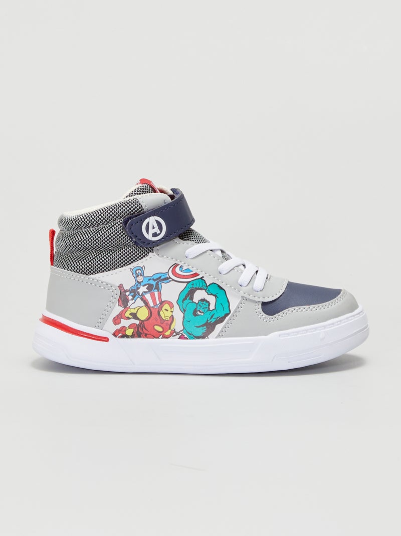 Baskets montantes 'Avengers' Bleu/blanc - Kiabi
