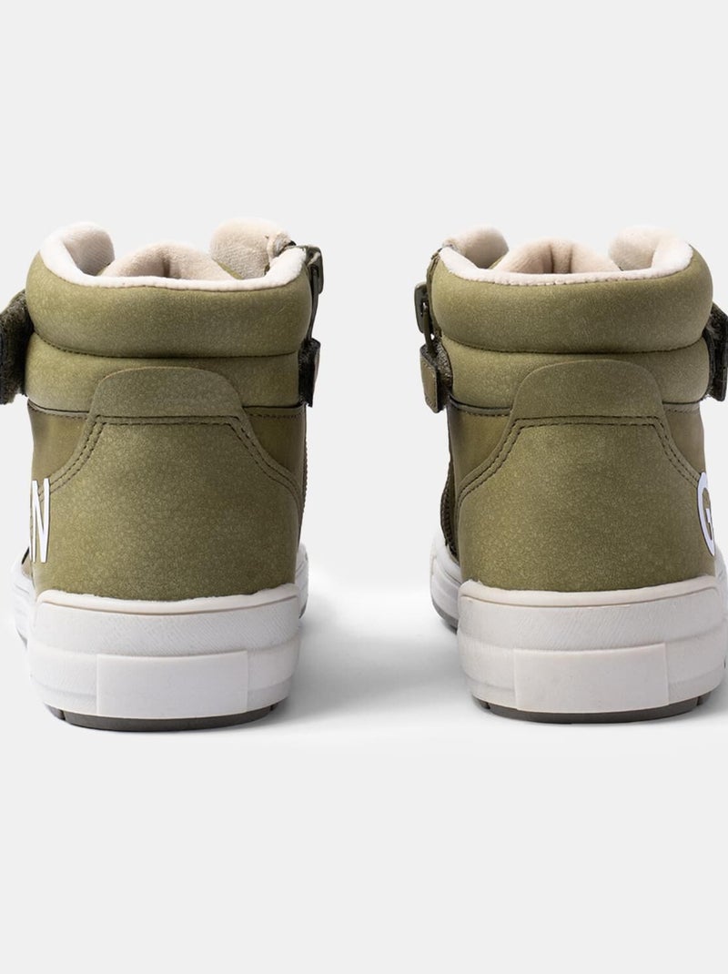 Baskets montantes Bata Vert - Kiabi