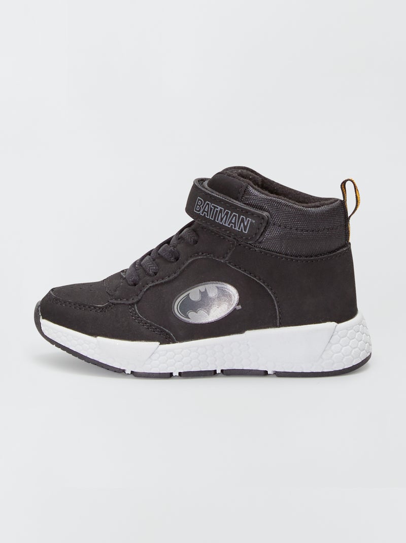 Baskets montantes 'Batman' noir - Kiabi