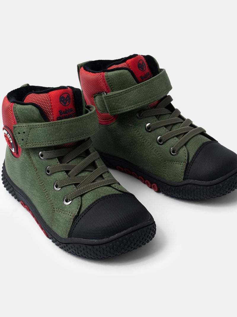 Baskets montantes BUBBLEGUMMERS BATA Vert - Kiabi