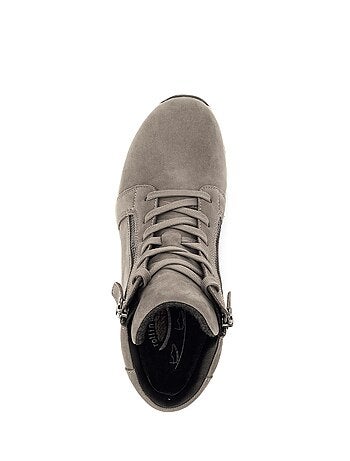 Baskets montantes en cuir