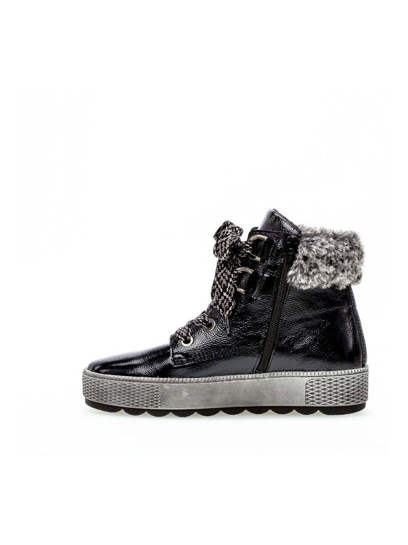 Baskets montantes  en cuir Gabor Bleu marine - Kiabi