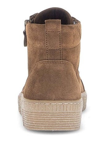 Baskets montantes en cuir