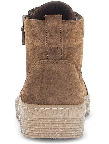 Baskets montantes en cuir
