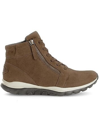 Baskets montantes en cuir