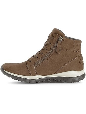 Baskets montantes en cuir