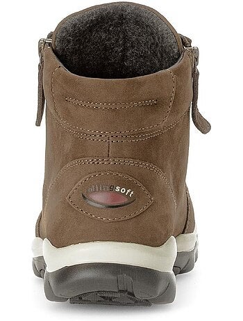 Baskets montantes en cuir