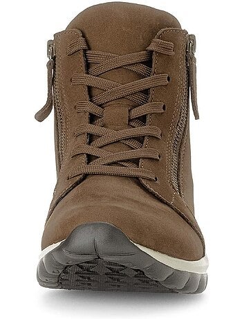 Baskets montantes en cuir