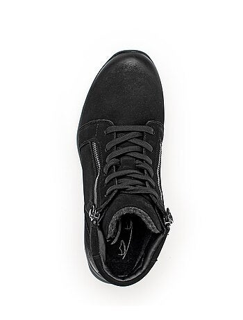 Baskets montantes en cuir