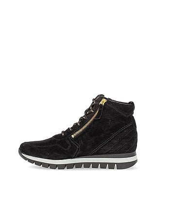 Baskets montantes en cuir