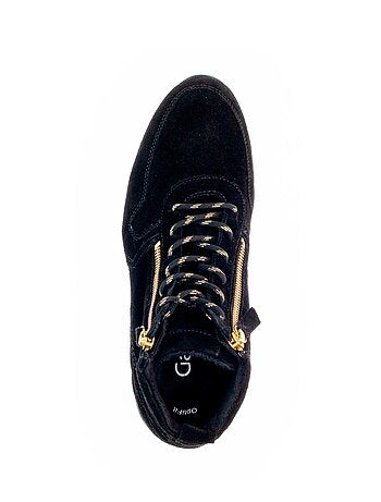 Baskets montantes en cuir