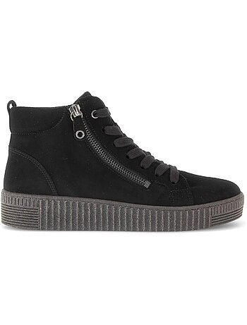Baskets montantes en cuir