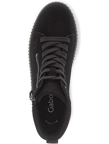 Baskets montantes en cuir