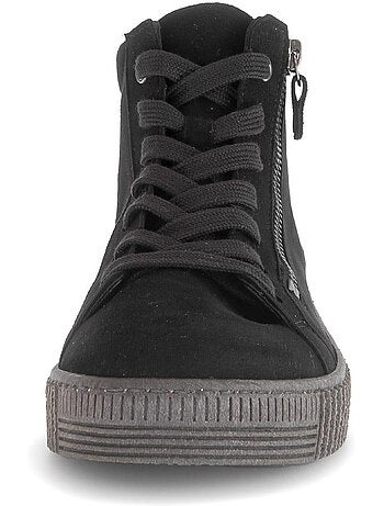 Baskets montantes en cuir