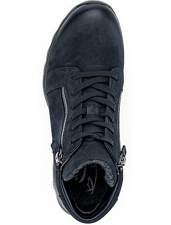 Baskets montantes en cuir nubuck