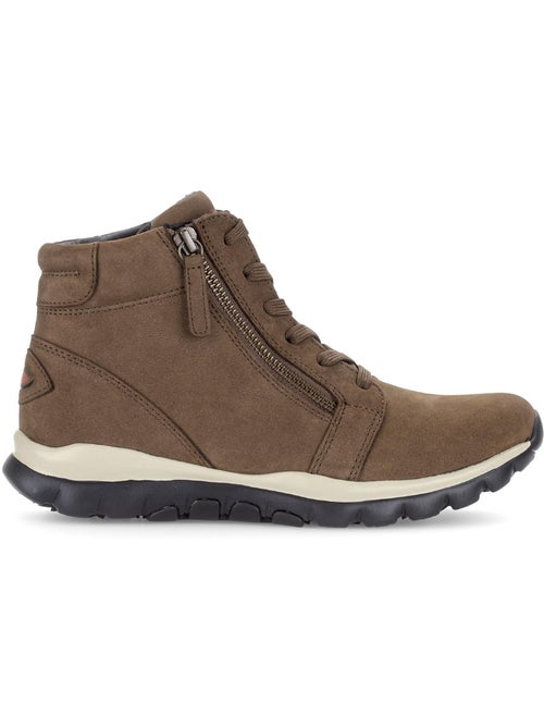 Baskets montantes en cuir nubuck - Kiabi Baskets montantes en cuir nubuck - Kiabi