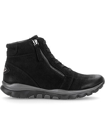 Baskets montantes en cuir nubuck