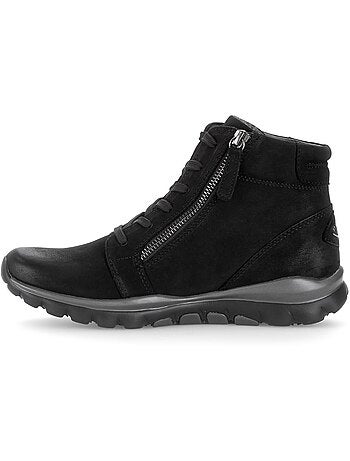 Baskets montantes en cuir nubuck