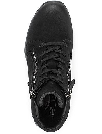 Baskets montantes en cuir nubuck