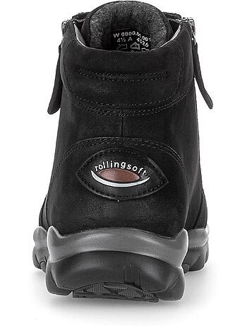 Baskets montantes en cuir nubuck