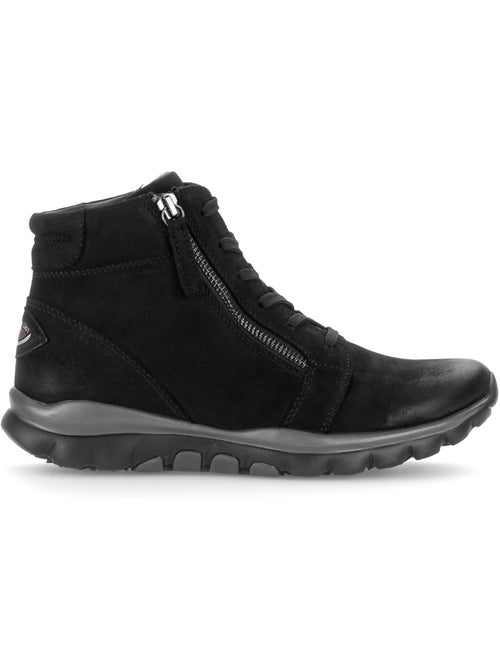 Baskets montantes en cuir nubuck - Kiabi Baskets montantes en cuir nubuck - Kiabi
