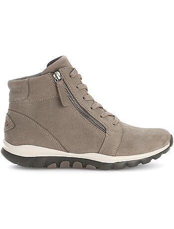 Baskets montantes en daim