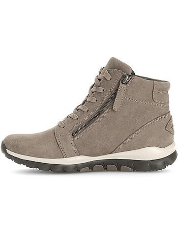 Baskets montantes en daim