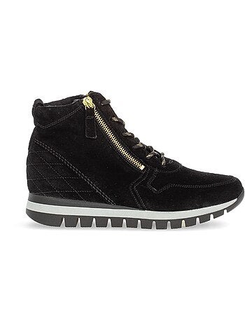 Baskets montantes en daim