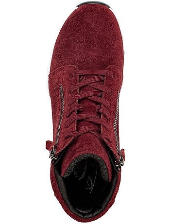 Baskets montantes en daim
