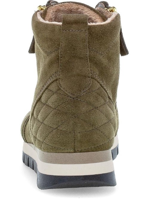 Baskets montantes  en daim - Kiabi