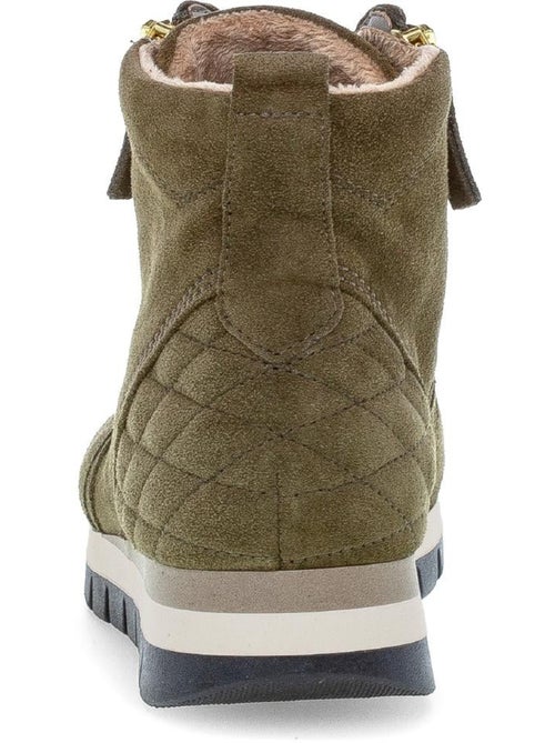 Baskets montantes  en nubuck - Kiabi