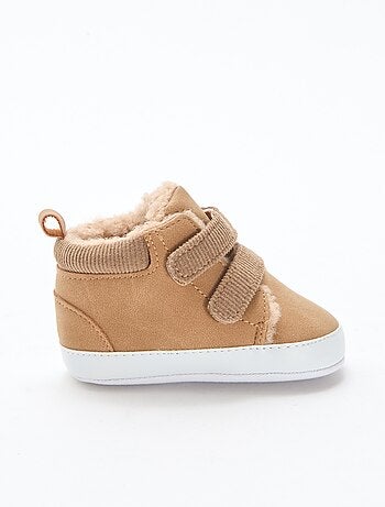 Baskets montantes en suedine