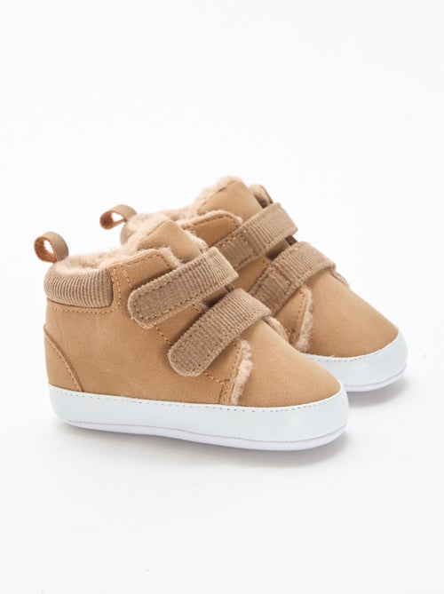 Baskets montantes en suedine - Kiabi