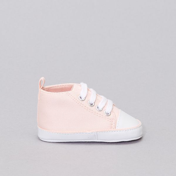 Baskets Montantes En Toile Bebe Garcon Blanc Kiabi 4 00