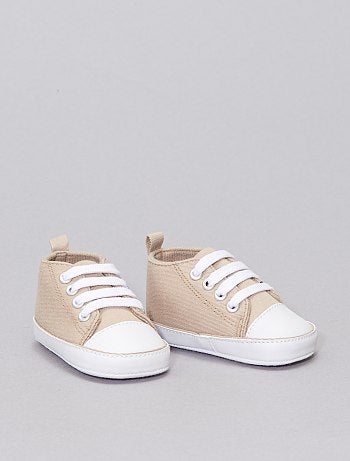 Baskets montantes en toile
