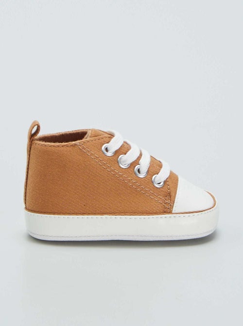 Baskets montantes en toile - Kiabi