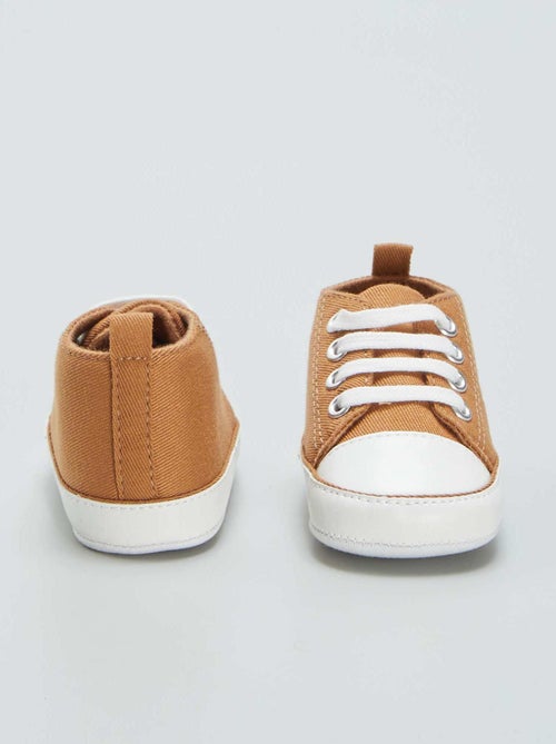 Baskets montantes en toile - Kiabi