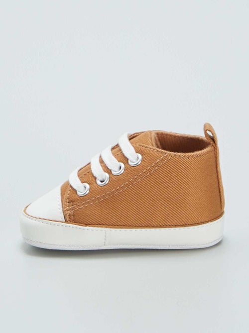 Baskets montantes en toile - Kiabi