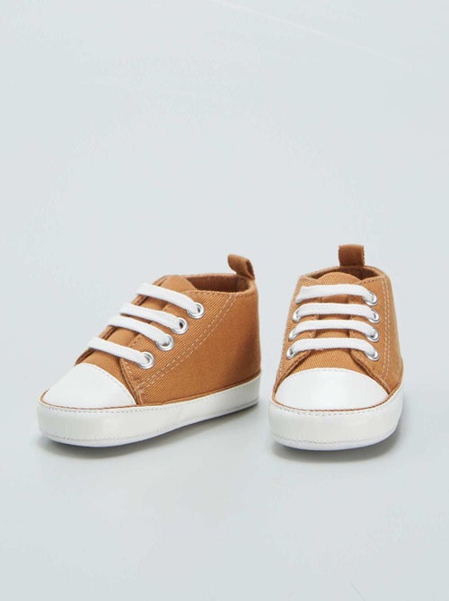 Baskets montantes en toile - Kiabi