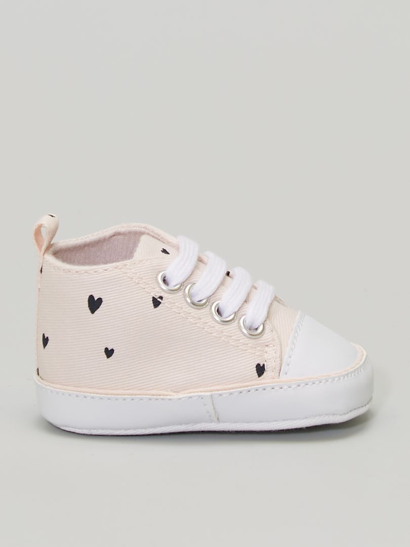Baskets En Toile Rose Taille 36 - Occasion Très Bon État - Style Décontracté Femme