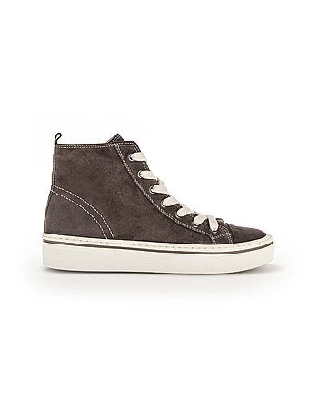 Baskets montantes en velours