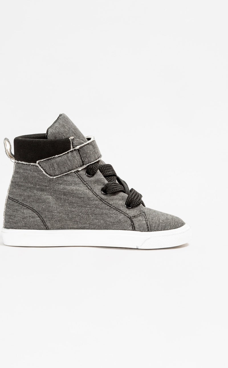 Baskets Montantes Grises Gris - Kiabi