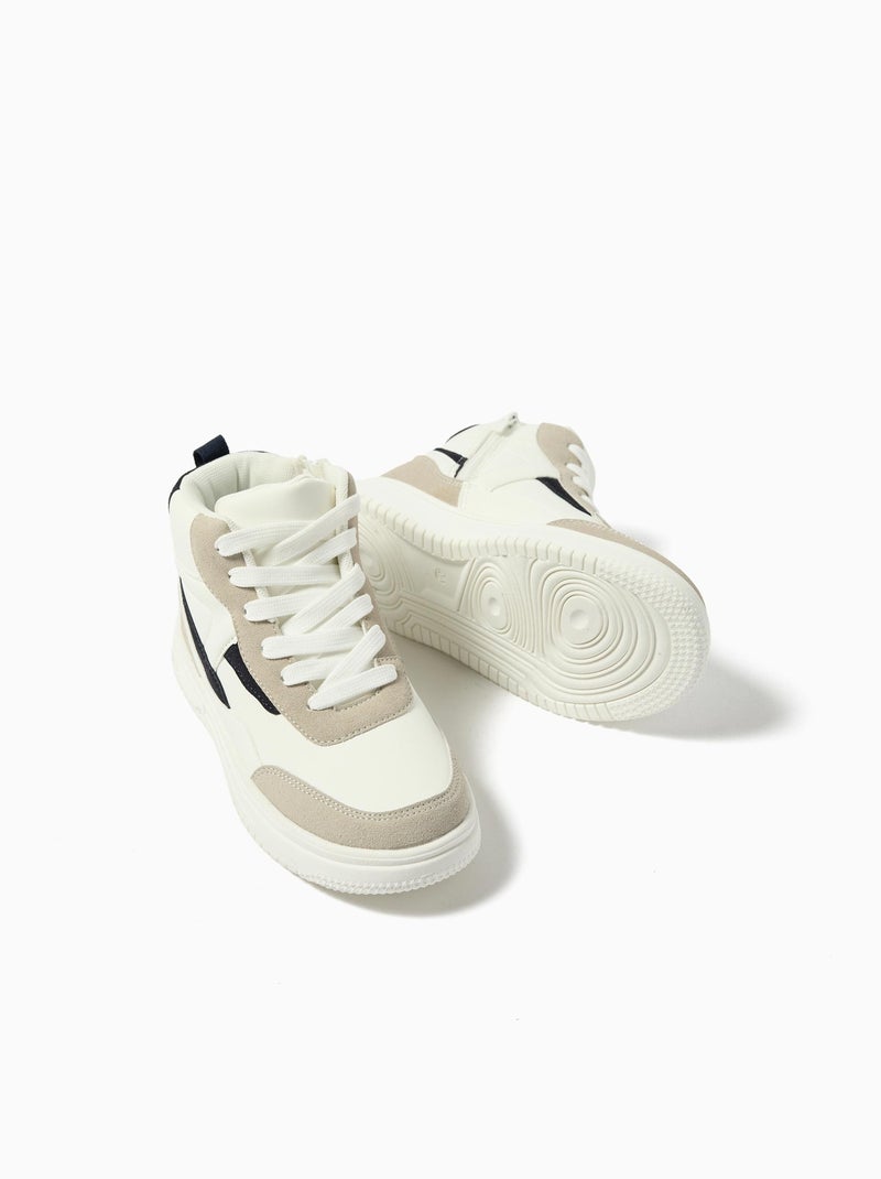 Baskets montantes, MO Fashion Blanc - Kiabi